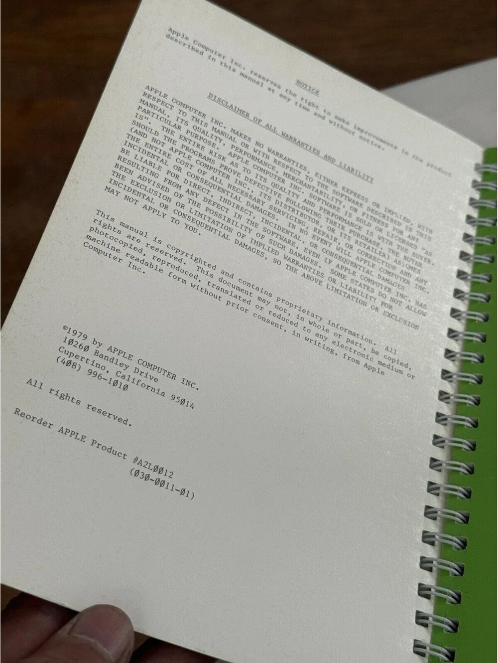 APPLE DOS 3.2 Do's and Don'ts of DOS Manual ---VERY RARE